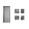 Tiras de aluminio decorativo insertan puerta de seguridad Metal acero Interior residencial